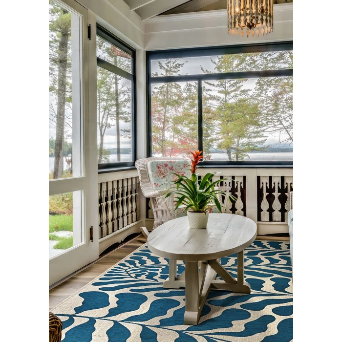 Couristan CASTILLE TERRA-COTTA 2918_2703 8ft.2in. x 11ft.2in. Rect. Rug