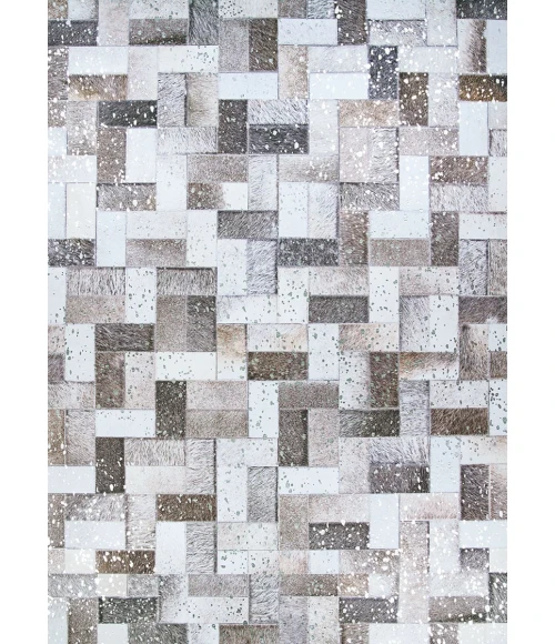 Couristan Prairie Nordic 5' x 8' Grey-Brown/No Foil Area Rug