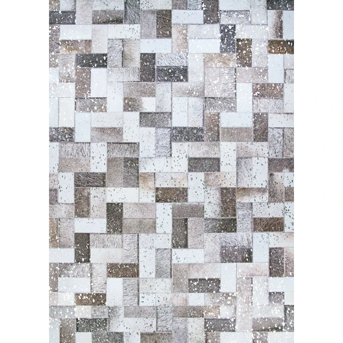 Couristan Prairie Nordic 8' Runner Grey-Brown/No Foil Area Rug