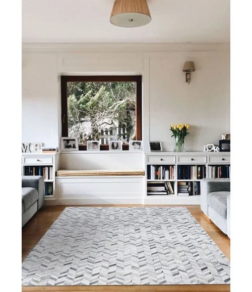 Couristan Prairie Vesle 2' x 4' Ice Caps Area Rug