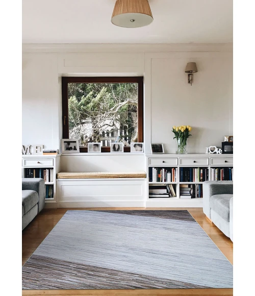 Couristan Prairie Bark-Grey 3093/0003 3 ft. 9 in. X 5 ft. 5 in. Rectangle Rug