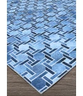 Couristan Prairie Marine Blue 3095/9292 3 ft. 9 in. X 5 ft. 5 in. Rectangle Rug