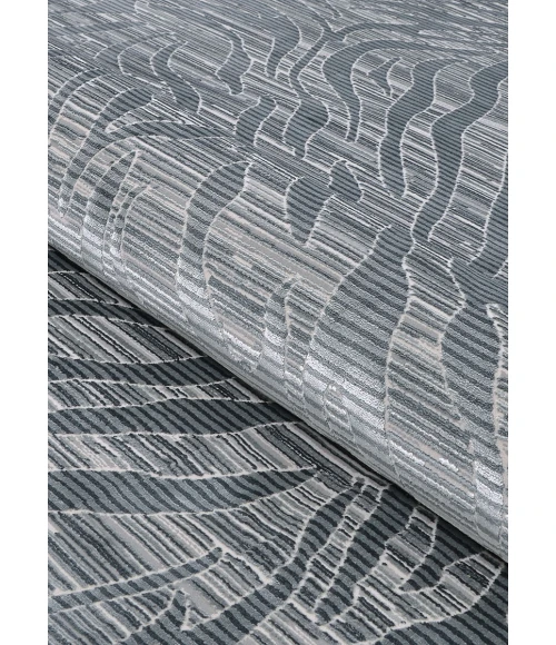 Couristan Siena Steel/Ivory 3223/0506 2 ft. 7 in. X 7 ft. 2 in. Rectangle Rug