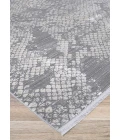 Couristan Siena Grey/Ivory 3226/0507 2 ft. 7 in. X 7 ft. 2 in. Rectangle Rug
