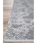 Couristan Siena Grey/Ivory 3226/0507 2 ft. 7 in. X 7 ft. 2 in. Rectangle Rug