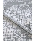 Couristan Siena Grey/Ivory 3226/0507 2 ft. 7 in. X 7 ft. 2 in. Rectangle Rug