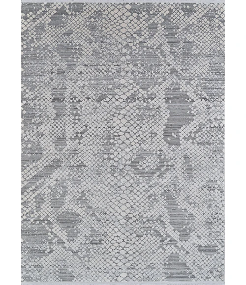 Couristan Siena Grey/Ivory 3226/0507 2 ft. 7 in. X 7 ft. 2 in. Rectangle Rug