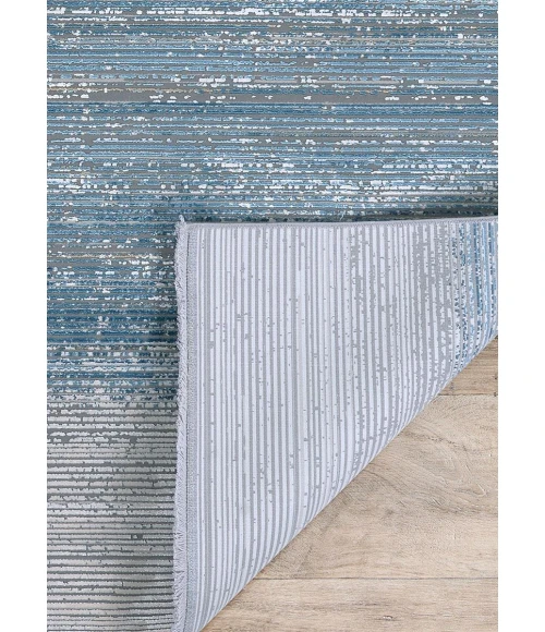 Couristan Siena Blue/Gold/Ivory 3227/0579 2 ft. 7 in. X 7 ft. 2 in. Rectangle Rug