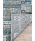 Couristan Siena Blue/Gold/Steel 3228/0430 7 ft. 10 in. X 10 ft. 5 in. Rectangle Rug
