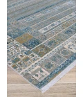 Couristan Siena Blue/Gold/Steel 3228/0430 7 ft. 10 in. X 10 ft. 5 in. Rectangle Rug