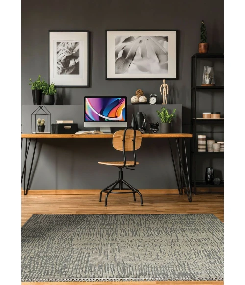 Couristan HUDSON ICE BLUE 3502_1302 6ft. x 9ft. Rect. Rug