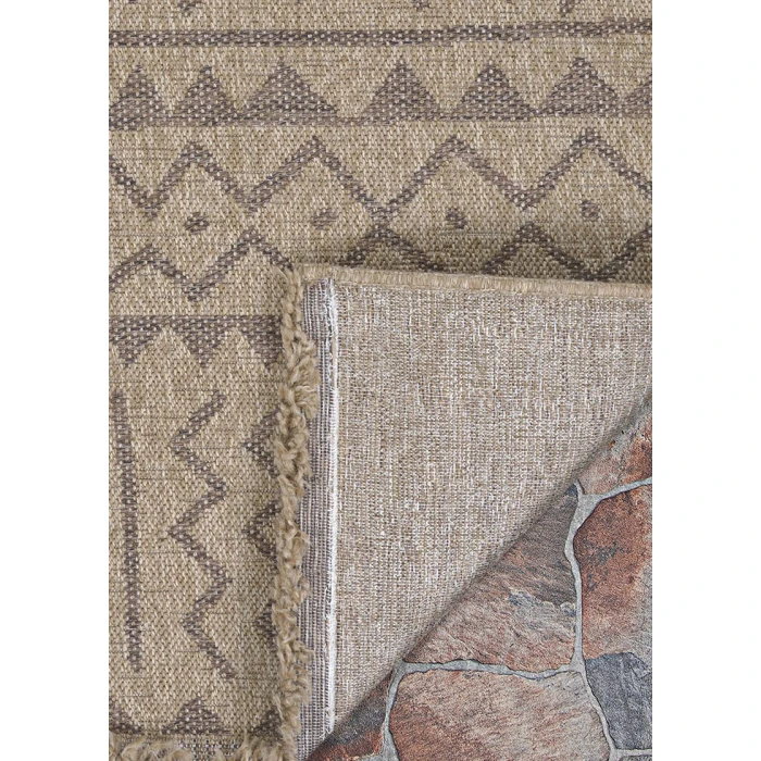 Couristan Naturalistic Natural/Brown 3701/1001 6 ft. 6 in. X 9 ft. Rectangle Rug