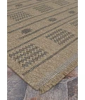 Couristan Naturalistic Natural/Charcoal 3702/1002 2 ft. 7 in. X 9 ft. 10 in. Rectangle Rug