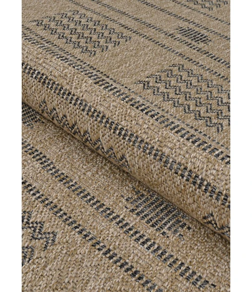 Couristan Naturalistic Natural/Charcoal 3702/1002 2 ft. 7 in. X 9 ft. 10 in. Rectangle Rug