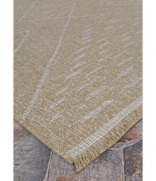 Couristan Naturalistic Natural/Cream 3703/1003 6 ft. 6 in. X 9 ft. Rectangle Rug