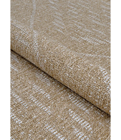 Couristan Naturalistic Natural/Cream 3703/1003 6 ft. 6 in. X 9 ft. Rectangle Rug