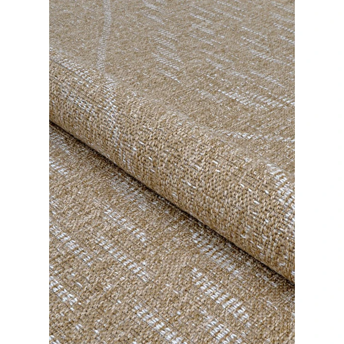 Couristan Naturalistic Natural/Cream 3703/1003 5 ft. 3 X 5 ft. 3 in. Round Rug