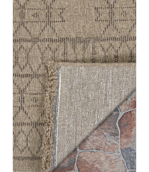 Couristan Naturalistic Natural/Brown 3704/1001 2 ft. 7 in. X 9 ft. 10 in. Rectangle Rug
