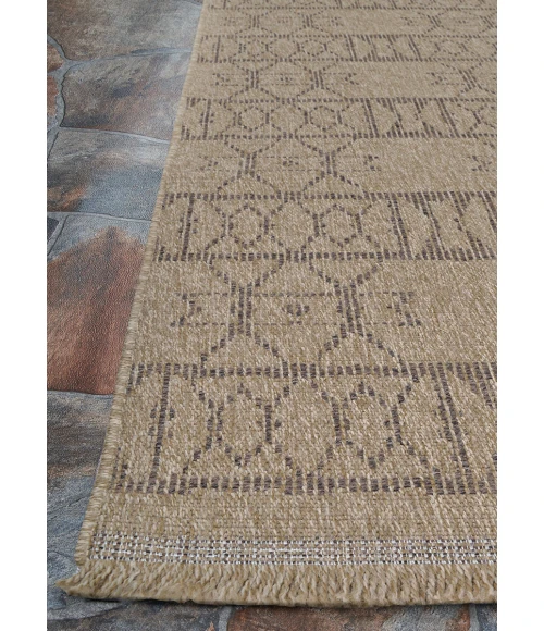 Couristan Naturalistic Natural/Brown 3704/1001 2 ft. 7 in. X 9 ft. 10 in. Rectangle Rug