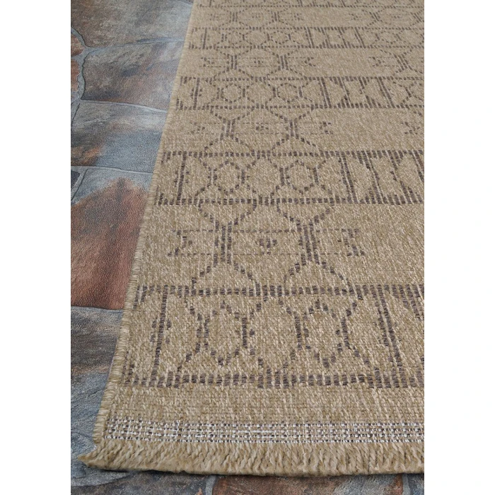 Couristan Naturalistic Natural/Brown 3704/1001 7 ft. 10 in. X 7 ft. 10 in. Round Rug