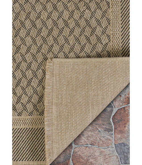 Couristan Naturalistic Natural/Black 3705/1004 2 ft. 7 in. X 9 ft. 10 in. Rectangle Rug