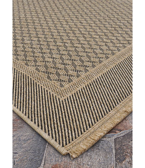 Couristan Naturalistic Natural/Black 3705/1004 2 ft. 7 in. X 9 ft. 10 in. Rectangle Rug