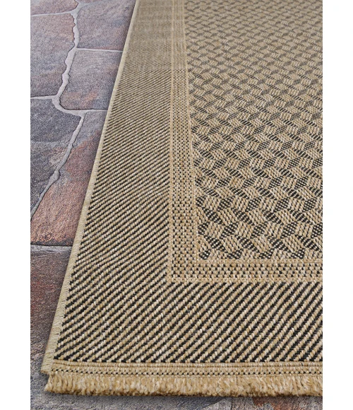 Couristan Naturalistic Natural/Black 3705/1004 2 ft. 7 in. X 9 ft. 10 in. Rectangle Rug