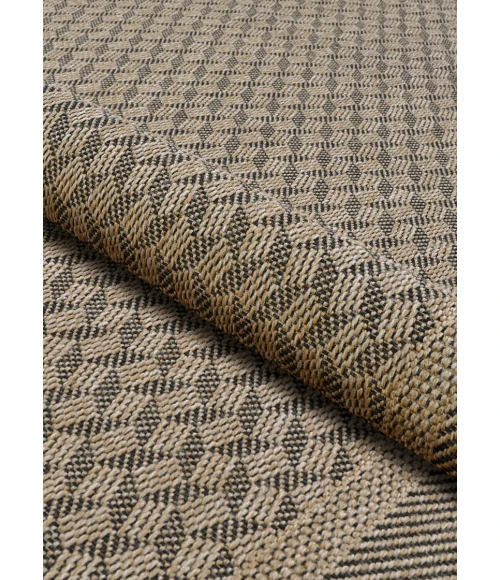 Couristan Naturalistic Natural/Black 3705/1004 2 ft. 7 in. X 9 ft. 10 in. Rectangle Rug