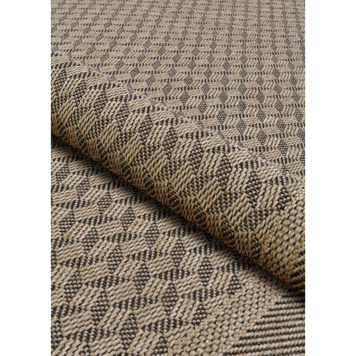 Couristan Naturalistic Natural/Black 3705/1004 6 ft. 6 in. X 9 ft. Rectangle Rug