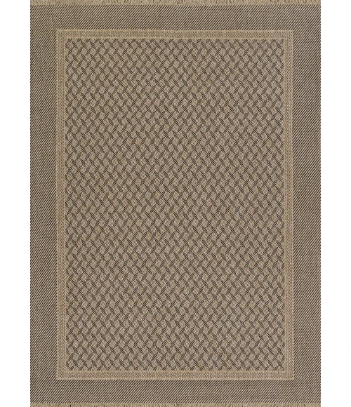 Couristan Naturalistic Natural/Black 3705/1004 2 ft. 7 in. X 9 ft. 10 in. Rectangle Rug
