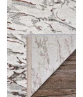 Couristan SONNET GREY/CHOCOLATE 3801_6111 6ft.6in. x 9ft.6in. Rect. Rug
