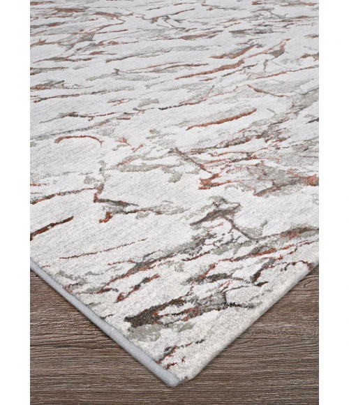 Couristan SONNET GREY/CHOCOLATE 3801_6111 6ft.6in. x 9ft.6in. Rect. Rug