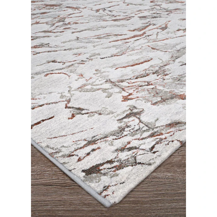 Couristan SONNET GREY/CHOCOLATE 3801_6111 7ft.10in. x 11ft.2in. Rect. Rug