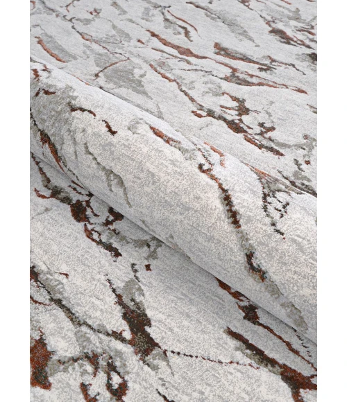 Couristan SONNET GREY/CHOCOLATE 3801_6111 6ft.6in. x 9ft.6in. Rect. Rug