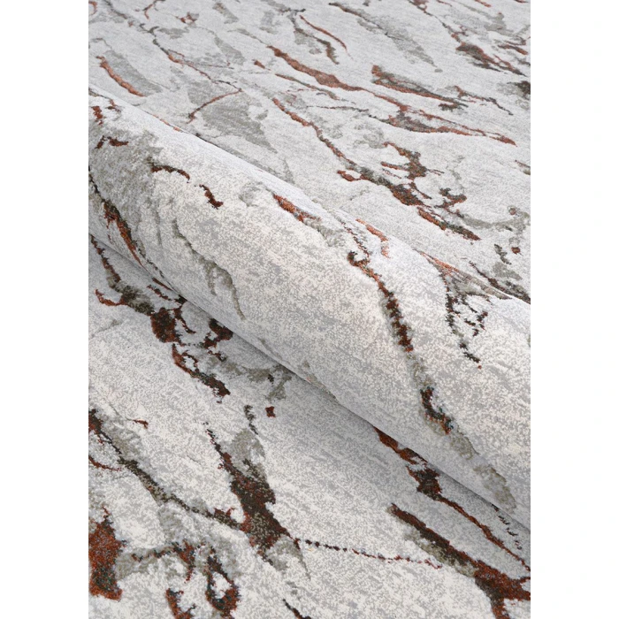 Couristan SONNET GREY/CHOCOLATE 3801_6111 7ft.10in. x 11ft.2in. Rect. Rug