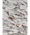 Couristan SONNET GREY/CHOCOLATE 3801_6111 6ft.6in. x 9ft.6in. Rect. Rug