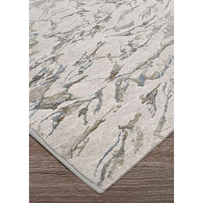 Couristan SONNET GREY/BLACK 3801_6141 7ft.10in. x 11ft.2in. Rect. Rug