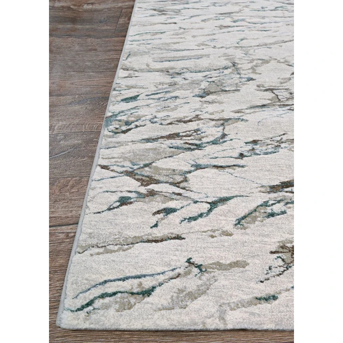 Couristan SONNET POWDER BLUE/GREY 3801_6151 7ft.10in. x 11ft.2in. Rect. Rug