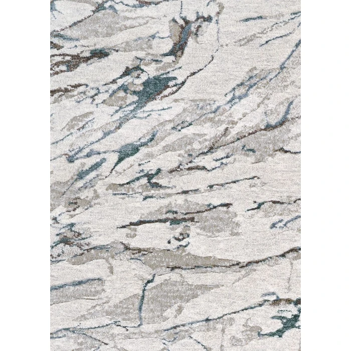Couristan SONNET POWDER BLUE/GREY 3801_6151 7ft.10in. x 11ft.2in. Rect. Rug