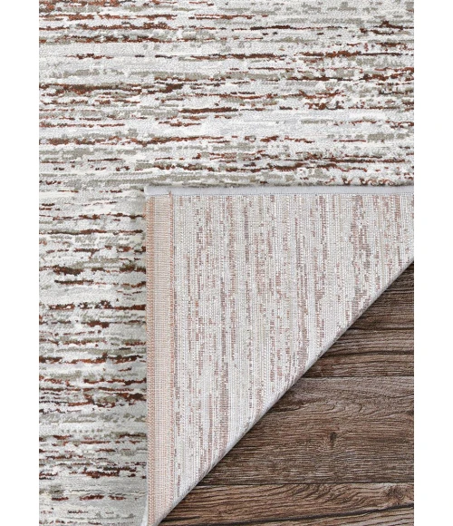 Couristan SONNET GREY/CHOCOLATE 3802_6111 7ft.10in. x 11ft.2in. Rect. Rug