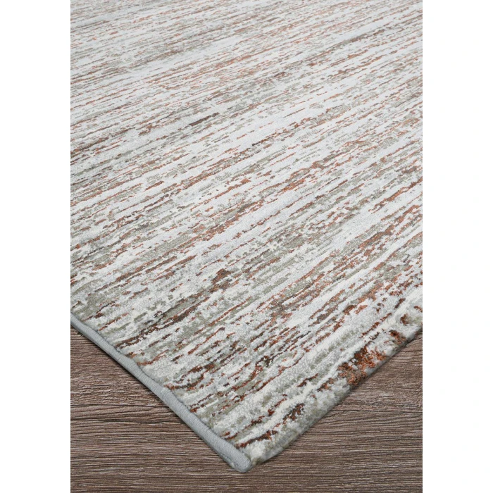 Couristan SONNET GREY/CHOCOLATE 3802_6111 6ft.6in. x 9ft.6in. Rect. Rug