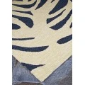 Couristan Covington Palms 9' Runner Navy Area Rug