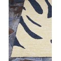 Couristan Covington Palms 9' Runner Navy Area Rug