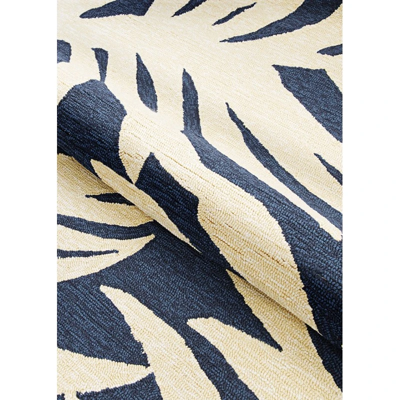 Couristan Covington Palms 9' Runner Navy Area Rug