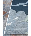 Couristan Dolce Novella 5' x 8' Grey Area Rug
