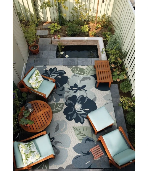 Couristan Dolce Novella 5' x 8' Grey Area Rug