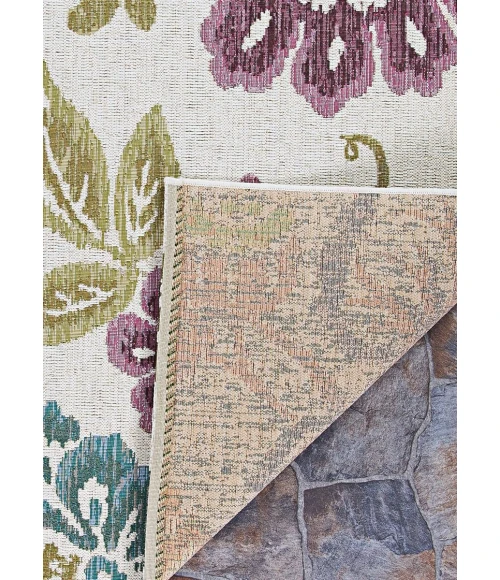 Couristan Dolce Tivoli 8' x 11' Ivory/Multi Area Rug