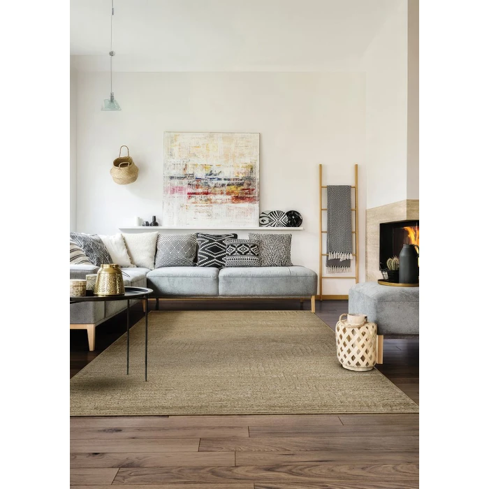 Couristan CIORA LIGHT BEIGE 4162_1001 8ft. x 10ft. Rect. Rug