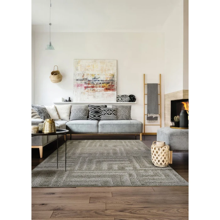 Couristan CIORA RAW SMOKE 4164_4001 10ft.x 14ft. Rect. Rug