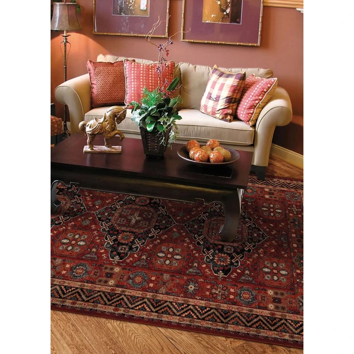 Couristan Old World Classic Burgundy 4308/0300 7 ft. 10 in. X 11 ft. 2 in. Rectangle Rug